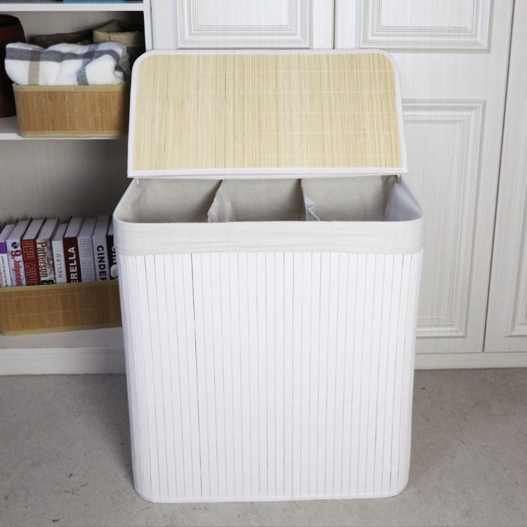 Laundry Basket Molded Plastic Foldable | High & Bury