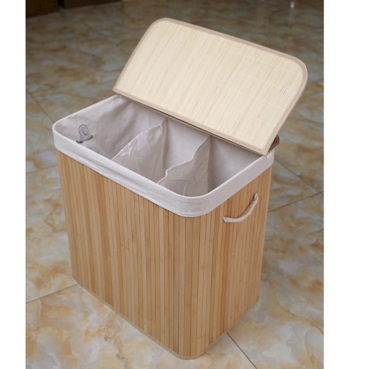 Laundry Basket Molded Plastic Foldable | High & Bury