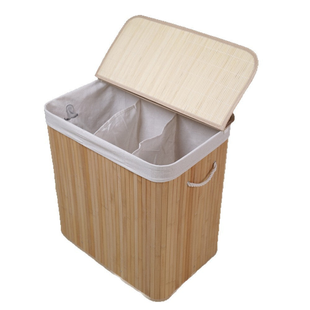 Laundry Basket Molded Plastic Foldable | High & Bury