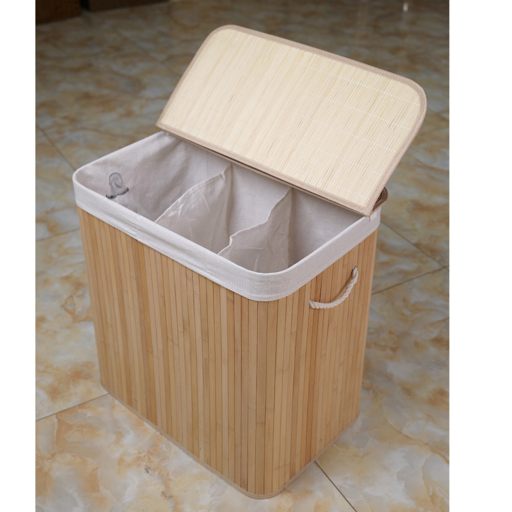 Laundry Basket Molded Plastic Foldable | High & Bury