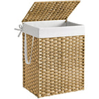 Laundry Basket Off White Blue | High & Bury