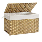 Laundry Basket Off White Blue | High & Bury