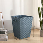 Laundry Basket Off White Blue | High & Bury