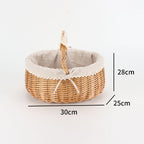 Laundry Basket Soft Textile Handwoven | High & Bury