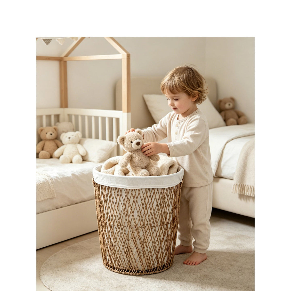 Laundry Basket Two Small Large Every | High & Bury