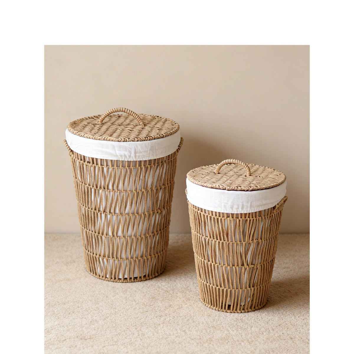 Laundry Basket Two Small Large Solution | High & Bury