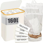 Laundry Basket with Compartments | High & Bury