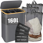 Laundry Basket with Compartments | High & Bury