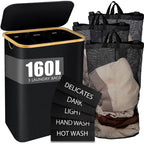 Laundry Basket with Compartments | High & Bury