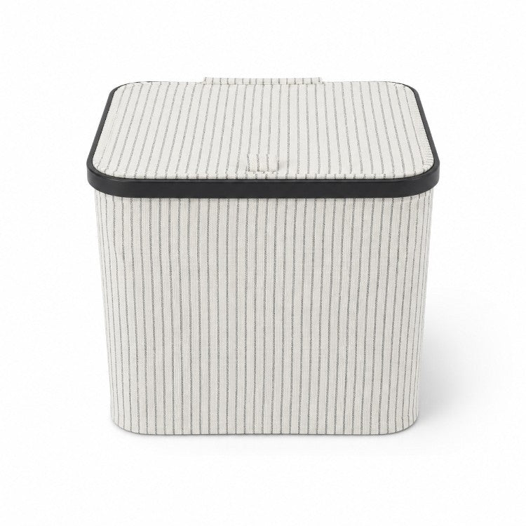 Laundry Basket with Lid and Handles | High & Bury