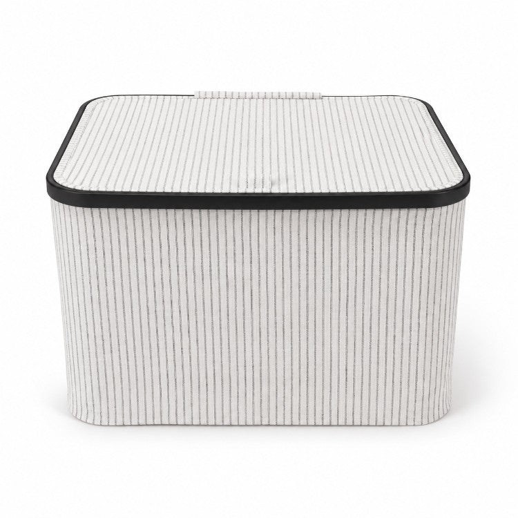 Laundry Basket with Lid and Handles | High & Bury