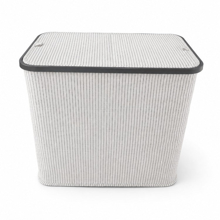 Laundry Basket with Lid and Handles | High & Bury