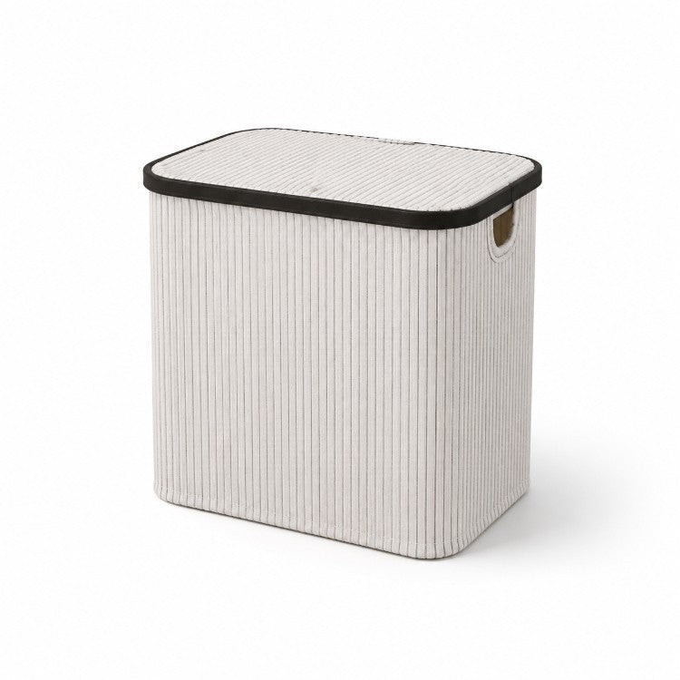 Laundry Basket with Lid and Handles | High & Bury