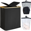 Laundry Basket with Lid and Shelf Table | High & Bury