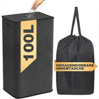 Laundry Basket with Removable Inner Bag | High & Bury