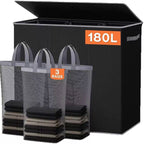 Laundry Separation System with Practical Shopping Bags | High & Bury