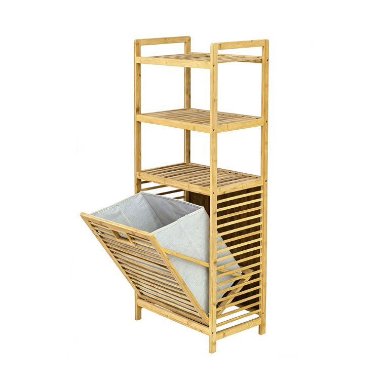 Laundry Shelf with Baskets | High & Bury