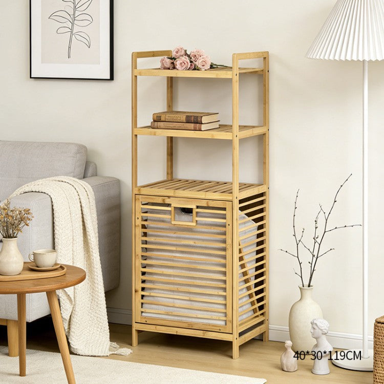 Laundry Shelf with Baskets | High & Bury