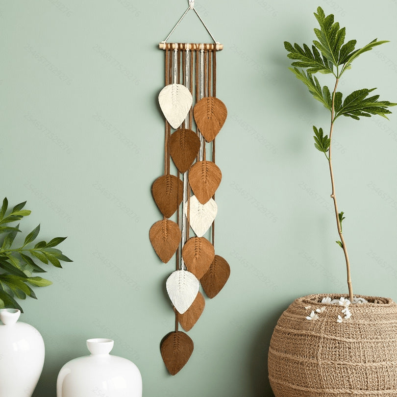 Leaf-Inspired Macrame Wall Hanging | High & Bury