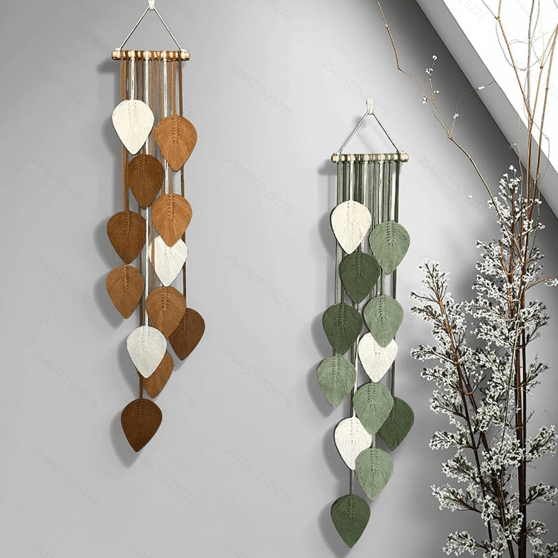 Leaf-Inspired Macrame Wall Hanging | High & Bury