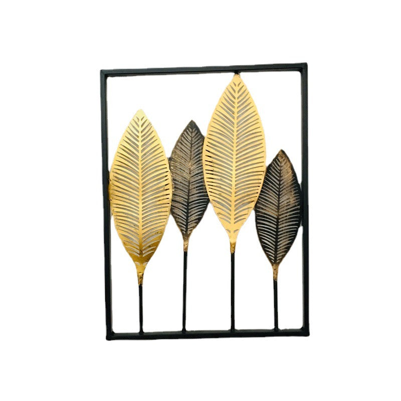 Leaf-Inspired Metal Wall Art | High & Bury