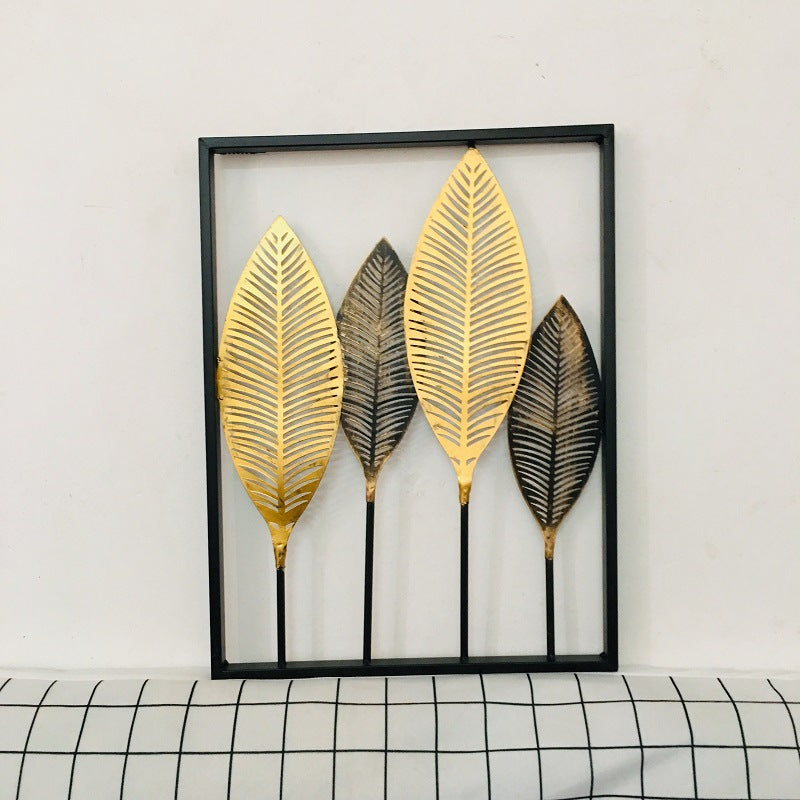 Leaf-Inspired Metal Wall Art | High & Bury