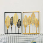 Leaf-Inspired Metal Wall Art | High & Bury