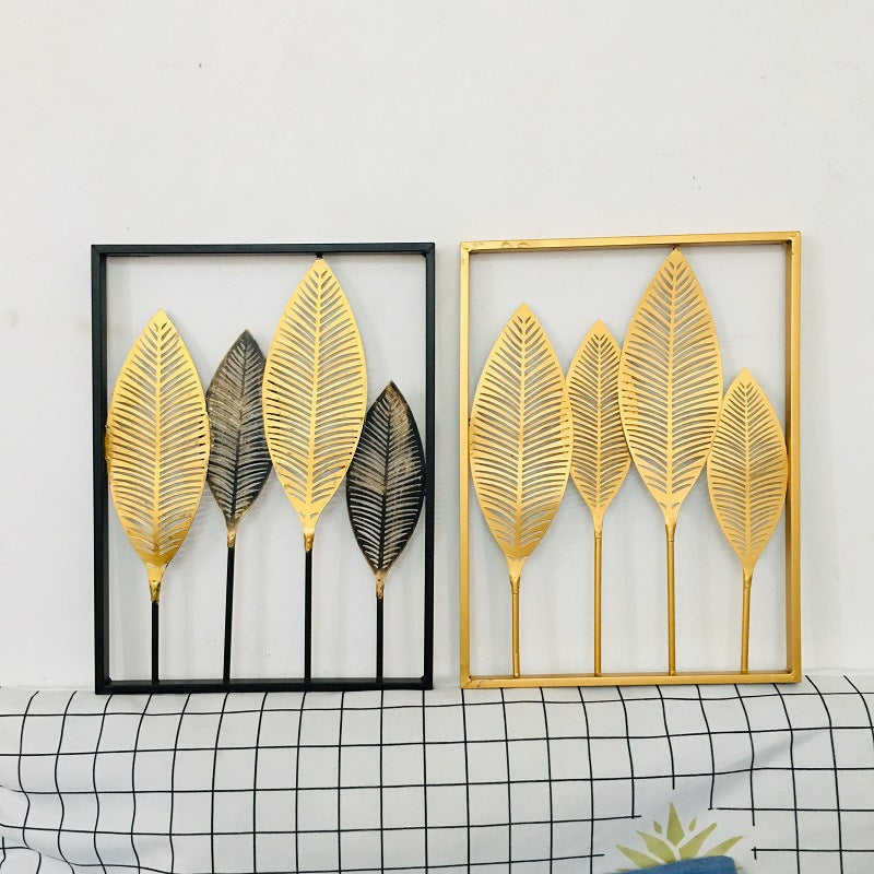 Leaf-Inspired Metal Wall Art | High & Bury