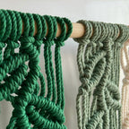 Leaf Pattern Macrame Wall Hanging | High & Bury