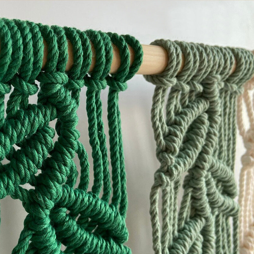 Leaf Pattern Macrame Wall Hanging | High & Bury