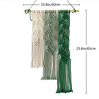 Leaf Pattern Macrame Wall Hanging | High & Bury