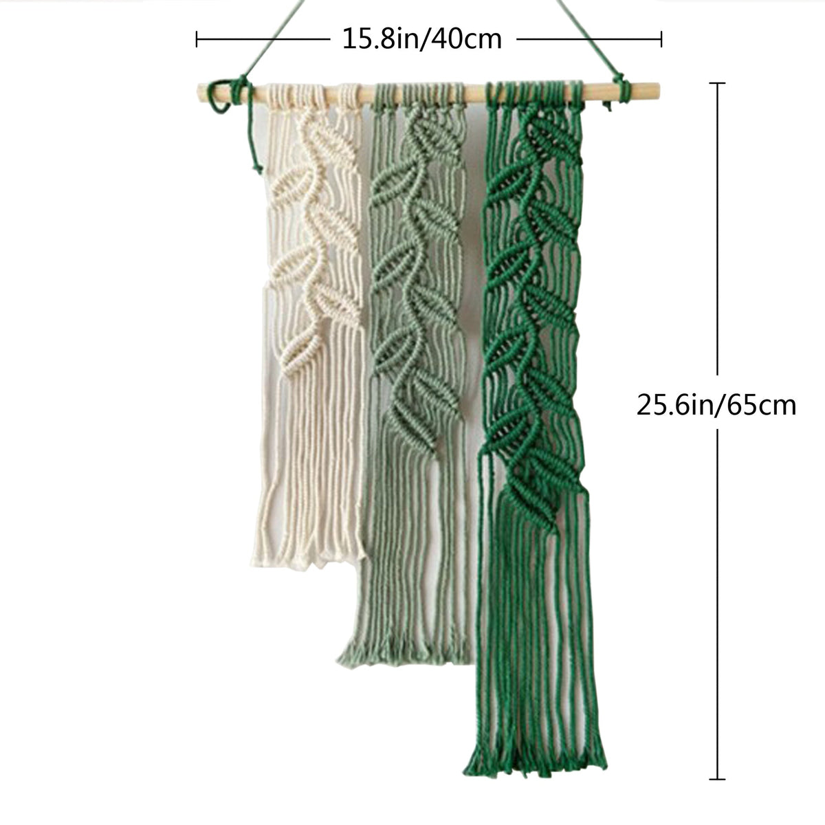 Leaf Pattern Macrame Wall Hanging | High & Bury