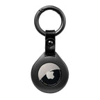 Leather and Metal AirTag Protective Case with Soft Leather Lining, view 5