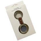 Leather and Metal AirTag Protective Case with Soft Leather Lining, view 8