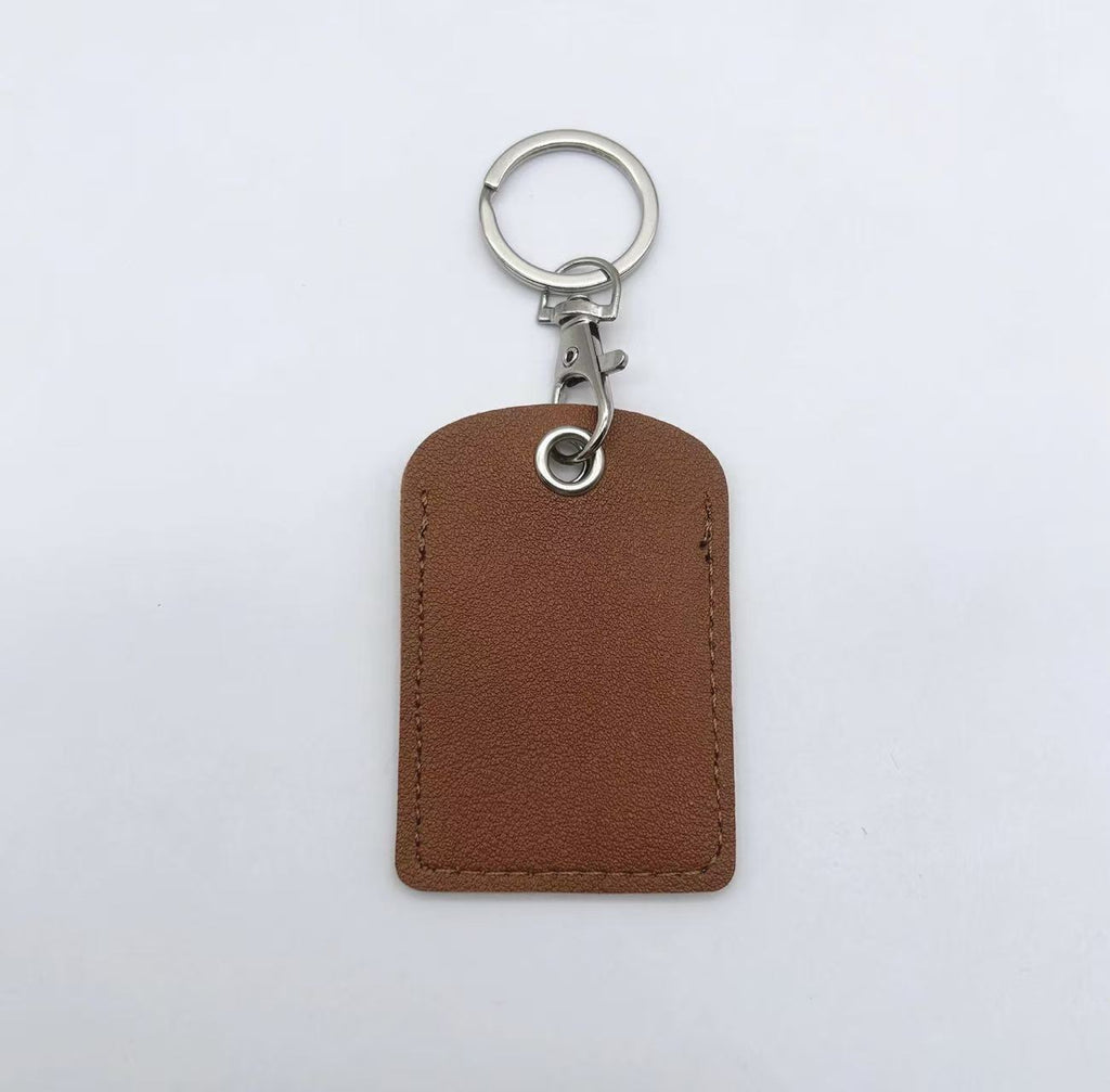 Leather Keychain Purple Pink | High & Bury