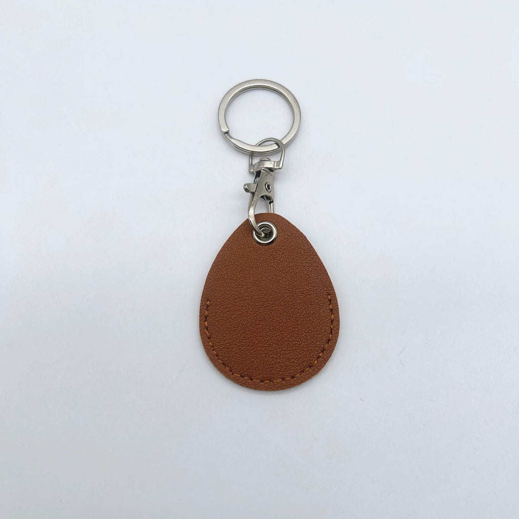 Leather Keychain Purple Pink | High & Bury
