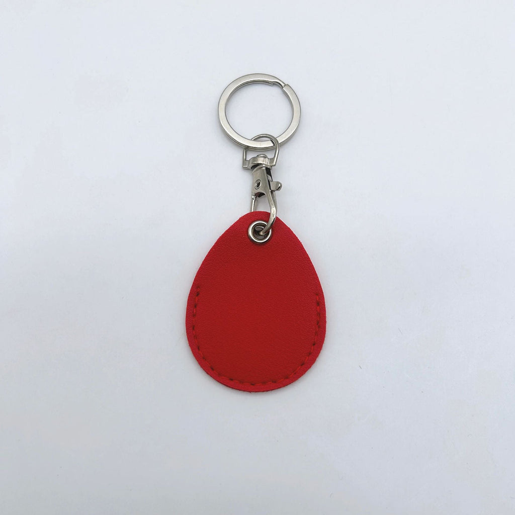 Leather Keychain Purple Pink | High & Bury
