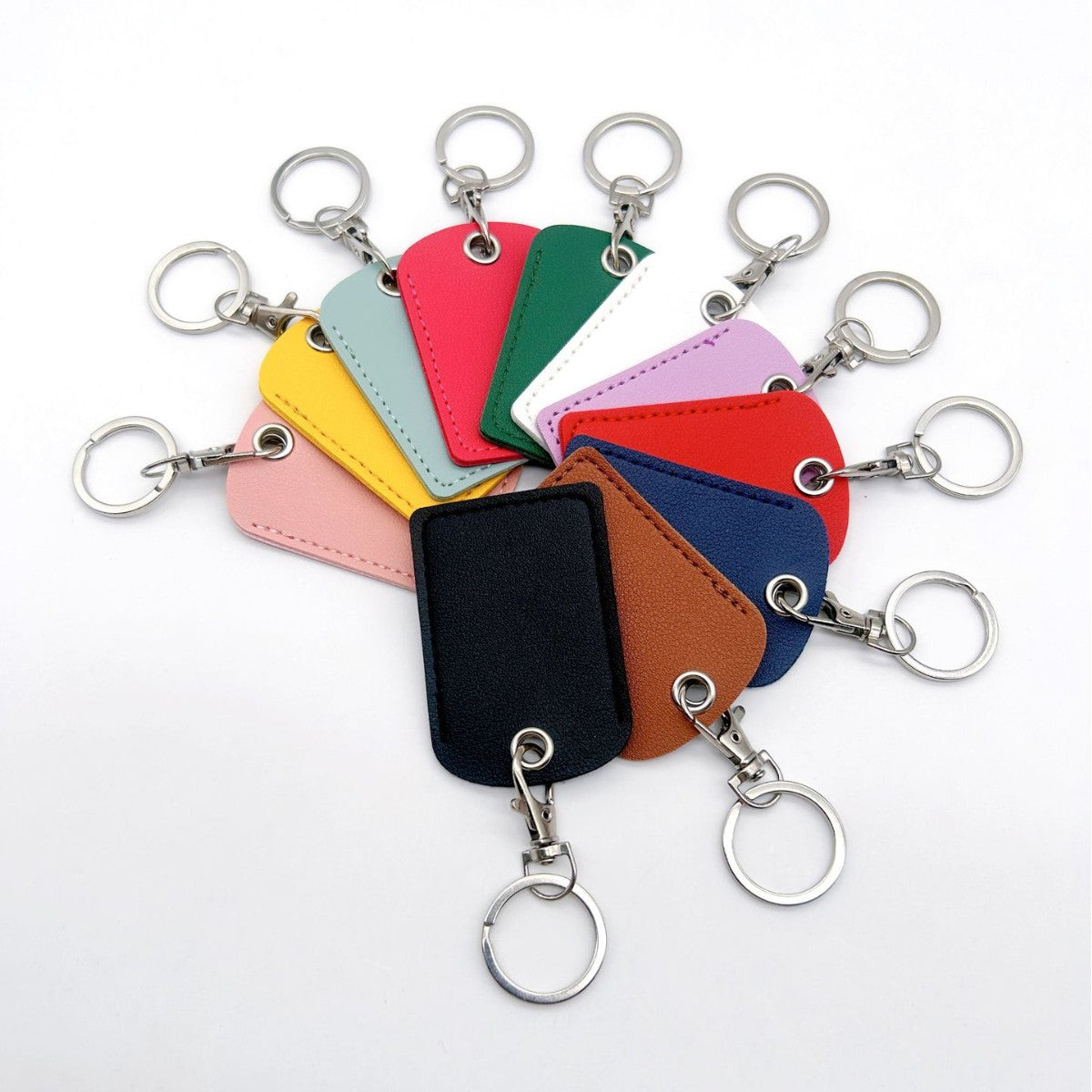 Leather Keychain Purple Pink | High & Bury