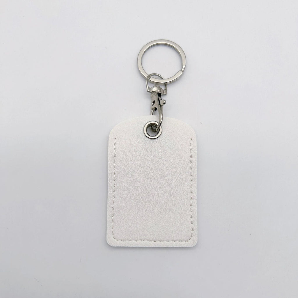 Leather Keychain Purple Pink | High & Bury