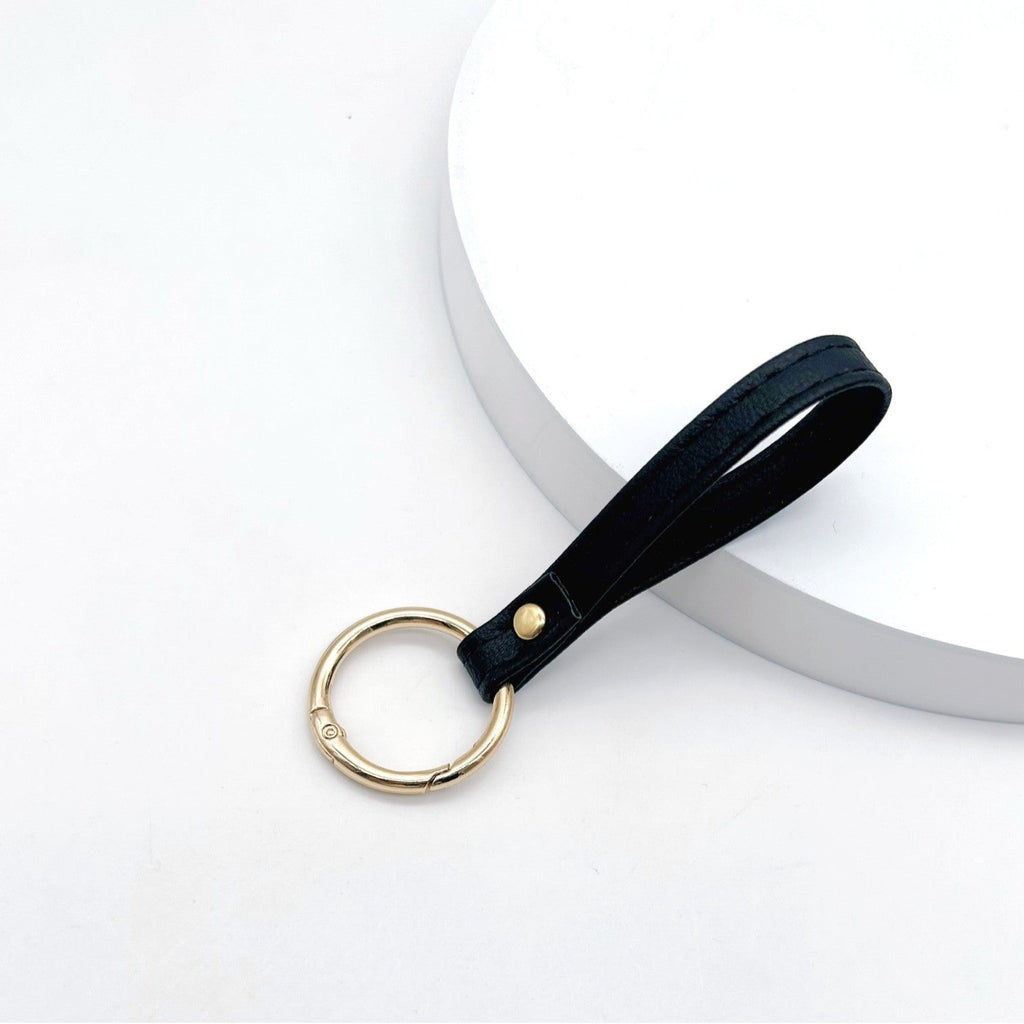 Leather Keychain Soft Textile Metal | High & Bury