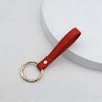 Leather Keychain Soft Textile Metal | High & Bury