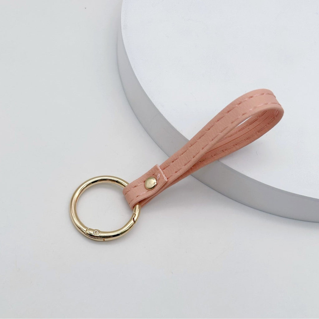 Leather Keychain Soft Textile Metal | High & Bury