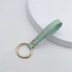 Leather Keychain Soft Textile Metal | High & Bury