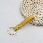 Leather Keychain Soft Textile Metal | High & Bury