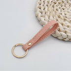 Leather Keychain Soft Textile Metal | High & Bury