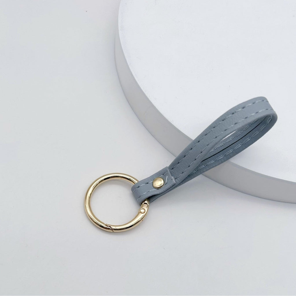 Leather Keychain Soft Textile Metal | High & Bury