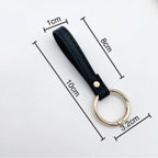 Leather Keychain Soft Textile Metal | High & Bury