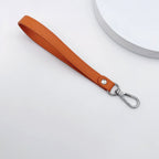 Leather Keychain Yellow Sky Blue | High & Bury