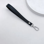 Leather Keychain Yellow Sky Blue | High & Bury