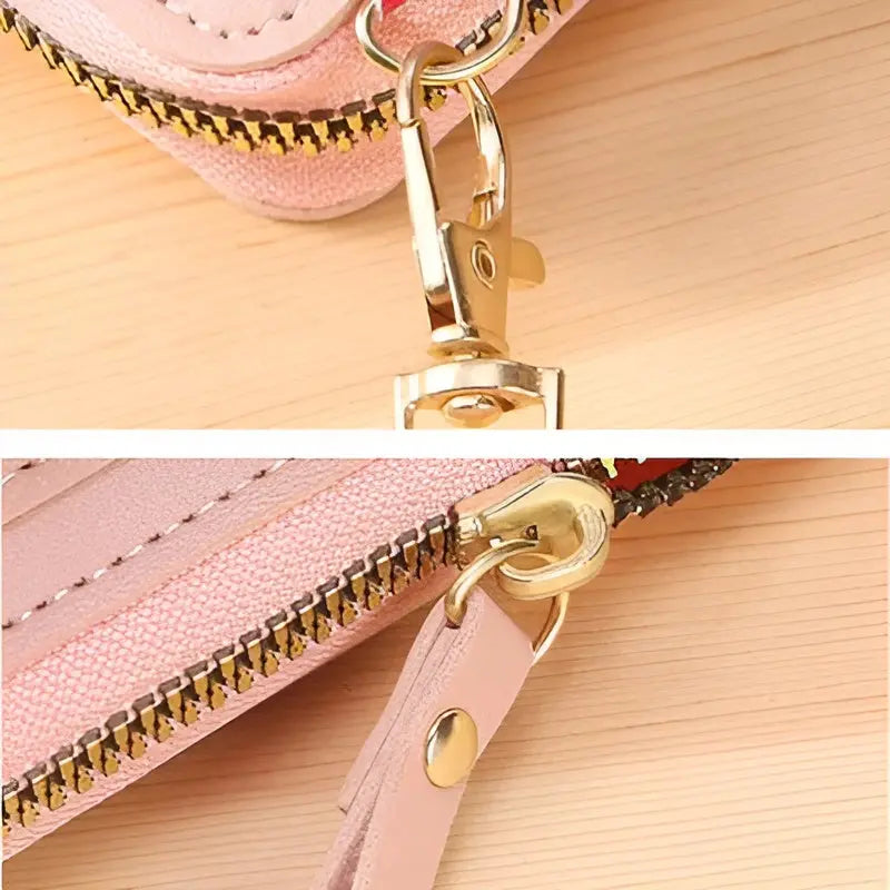 Leather Women's Shoulder Bag with RFID Blocking and Touchscreen Pocket, view 4